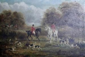 Hunting Scene by Henry Thomas Alken