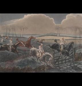 The First Steeple Chase On Record by Henry Thomas Alken