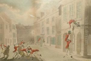 Spree At Melton Mowbray, Quick Work Without Acontract by Henry Thomas Alken