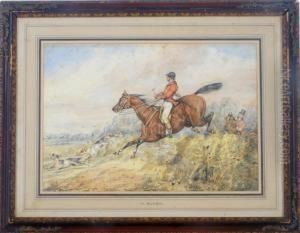 Full Cry; And A Companion Drawing by Henry Thomas Alken