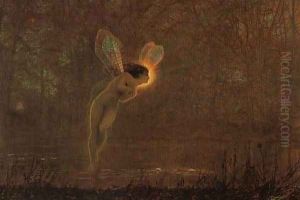Iris by John Atkinson Grimshaw