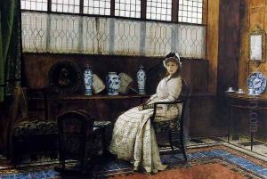 The Cradle Song by John Atkinson Grimshaw