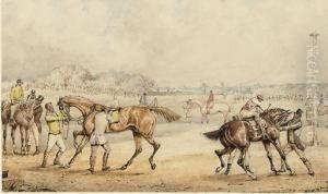 Training; Preparing To Start; Started; And The Race by Henry Thomas Alken