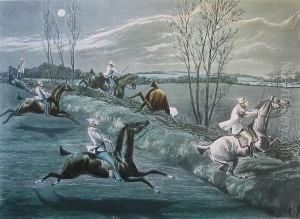 'the First Steeple Chase On Record' At Nacton, Near Ipswich