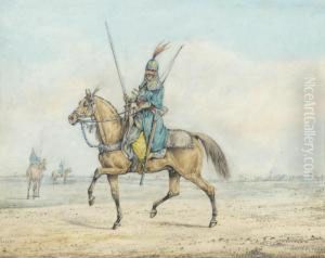 A Persian Warrior by Henry Thomas Alken