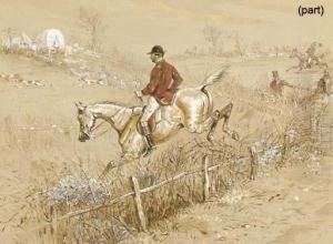 Over The Fence; And Into The Ditch by Henry Thomas Alken
