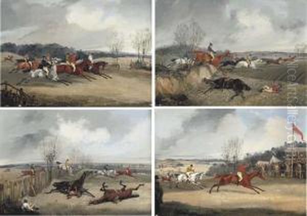 The 1847 Henley-in-arden Steeple Chase - view 1
