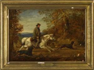Hunting Scene by Henry Thomas Alken