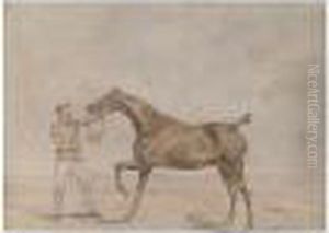 A Horse And Jockey by Henry Thomas Alken