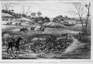Fox Hunting: Going To Cover And Breaking Cover, (sp 379), By Thomas Sutherland by Henry Thomas Alken