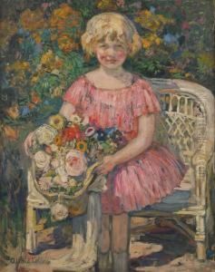 Paulette, La Fille De L'artisteau Bouquet De Fleurs Paulette, La Fille De L'artisteau Bouquet De Fleurs
