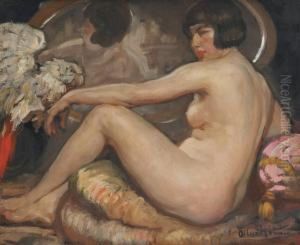 Nu Au Miroir by Fernand Allard L'Olivier