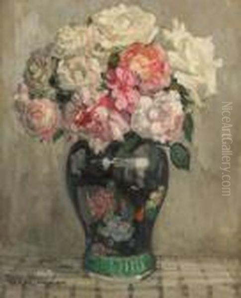 Vase Chinois Fleuri - view 1
