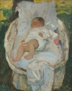 L'enfant Dans Sonberceau