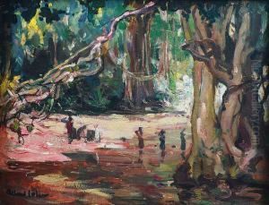 Dans La Foret by Fernand Allard L'Olivier