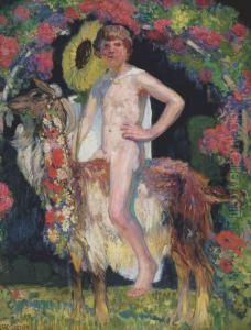 Allegorisch Tafereel by Fernand Allard L'Olivier