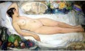 Reclining Nude by Fernand Allard L'Olivier