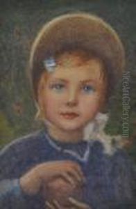 Young Girl Holding A Ball
