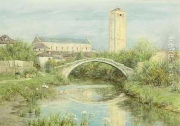 Santa Maria Dell'assunta, Torcello Viewed From The River - view 1