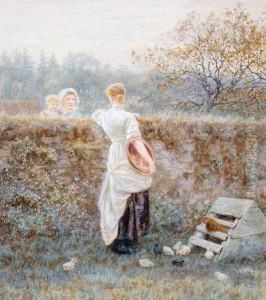Over The Garden Wall by Helen Mary Elizabeth Allingham