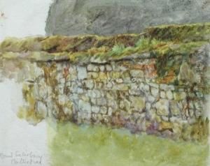Salisbury Cathedral Walls by Helen Mary Elizabeth Allingham