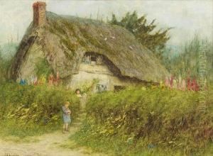 An Old Wiltshire Cottage by Helen Mary Elizabeth Allingham
