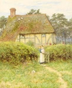 An Old Cottage Near East Grinstead by Helen Mary Elizabeth Allingham
