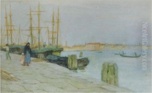 Morning At The Quay, Venice