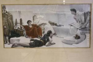 Een Muzikale Audientie by Sir Lawrence Alma-Tadema