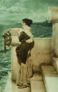The Last Watch Of Hero by Sir Lawrence Alma-Tadema