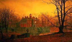 The Haunted House by John Atkinson Grimshaw