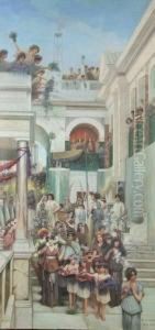 Flower Girls by Sir Lawrence Alma-Tadema