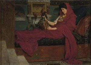 Agrippina Visiting The Ashes Of Germanicus by Sir Lawrence Alma-Tadema