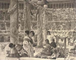 Caracalla And Geta by Sir Lawrence Alma-Tadema