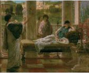 Catullus Reading His Poems At Lesbia's House by Sir Lawrence Alma-Tadema