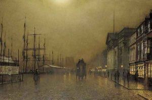 Liverpool by gaslight by John Atkinson Grimshaw