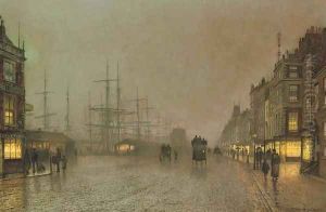 Canny Glasgow by John Atkinson Grimshaw