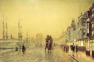 Glasgow, Saturday Night by John Atkinson Grimshaw