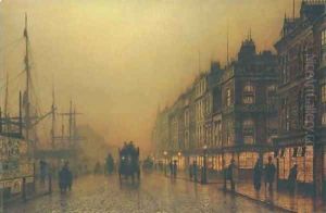 Reekie, Glasgow by John Atkinson Grimshaw