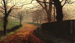 Stapleton Park by John Atkinson Grimshaw