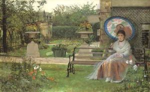 In the Pleasaunce by John Atkinson Grimshaw