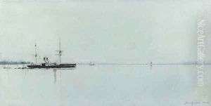 Lights on the Mersey by John Atkinson Grimshaw