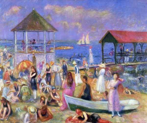 Beach Scene, New London - view 1