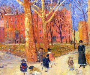 29 Washington Square by William Glackens
