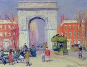 Washington Square Park by William Glackens