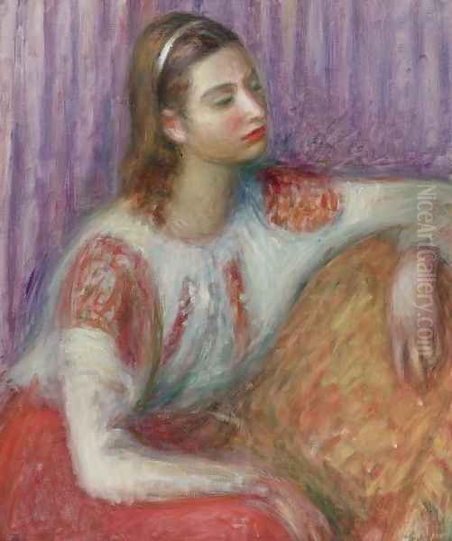 Girl in Peasant Blouse - view 1