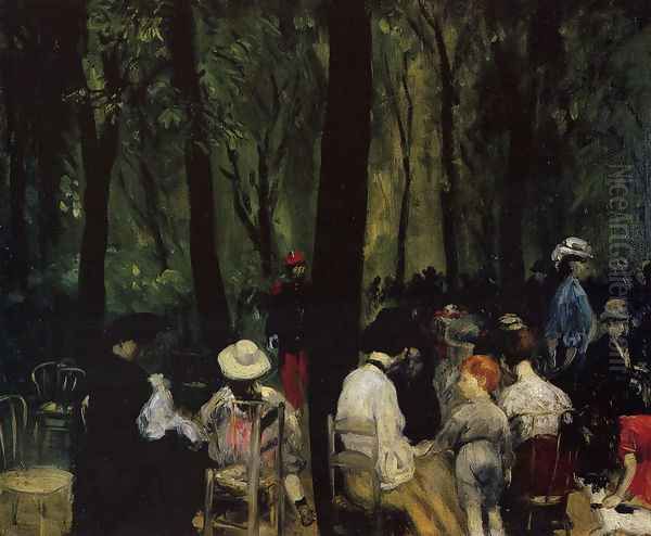 Under the Trees, Luxembourg Gardens by William Glackens