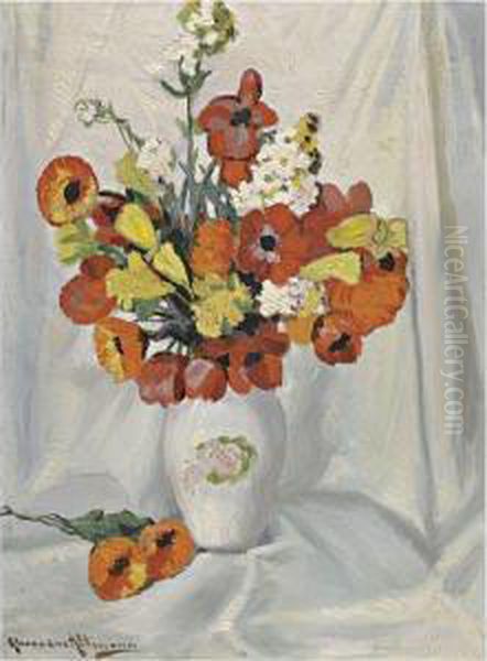 Still Life Of Flowers In A Vase - view 1