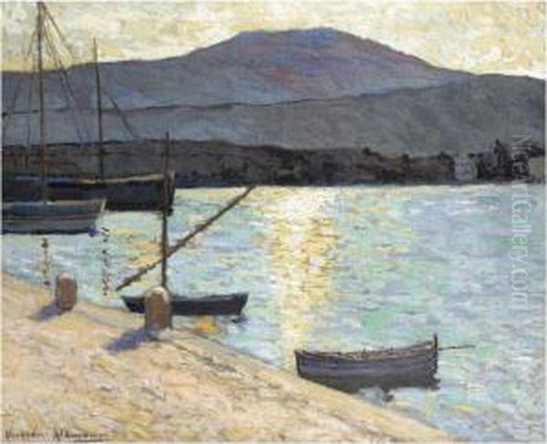Port At Sunset - view 1