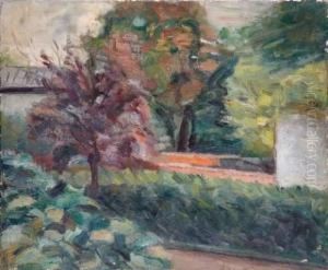 Allee Avec Arbre Et Maison Au Fond
